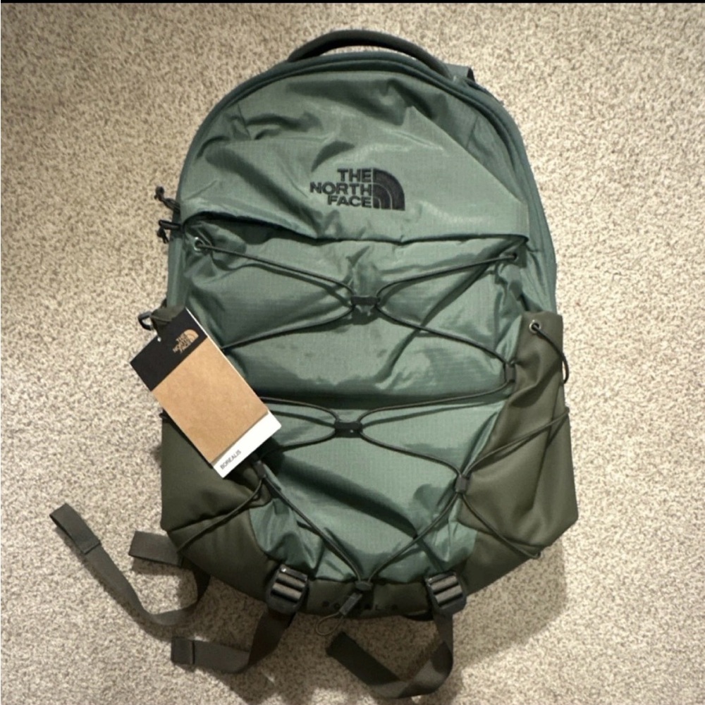 The North Face Borealis Green Laptop Backpack